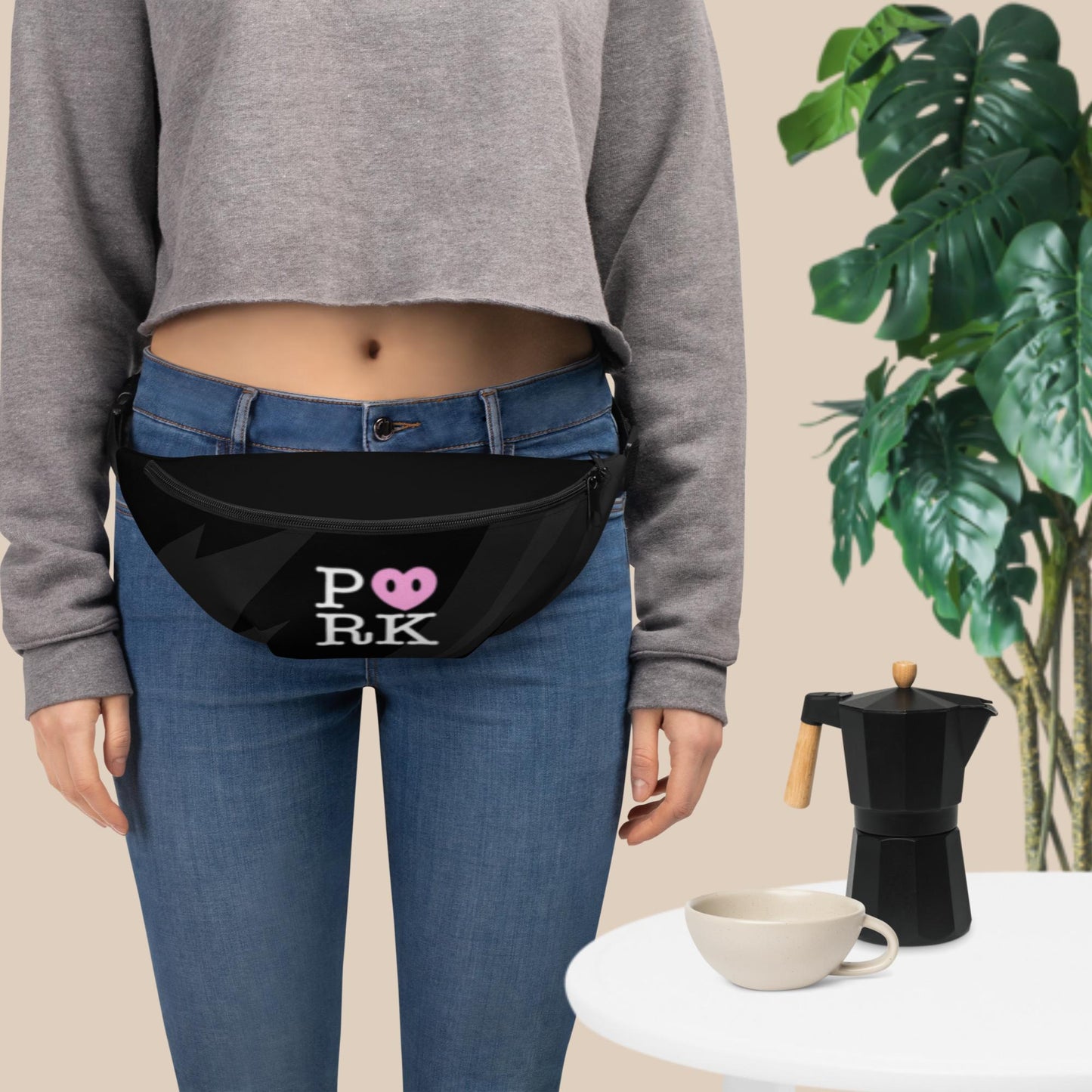 CJ-D000#S-000 P<3RK All-Over Print Fanny Pack