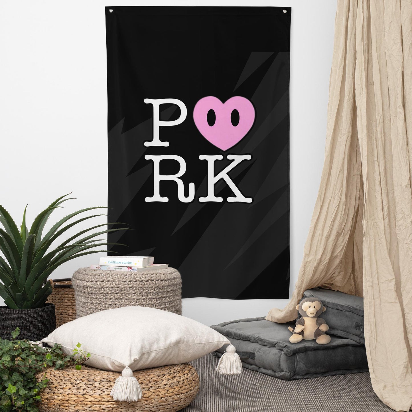 DF-D000#S-000 P<3RK All-Over Print Flag