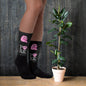 CP-C-D000#S-000 P<3RK Black Foot Sublimated Socks