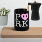 CX-D000#S-000 P<3RK Black Glossy Mug