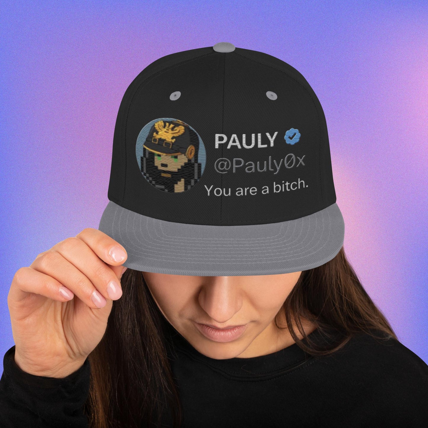 BU-D000 @PAULY0X YOU ARE A BITCH Classic Snapback