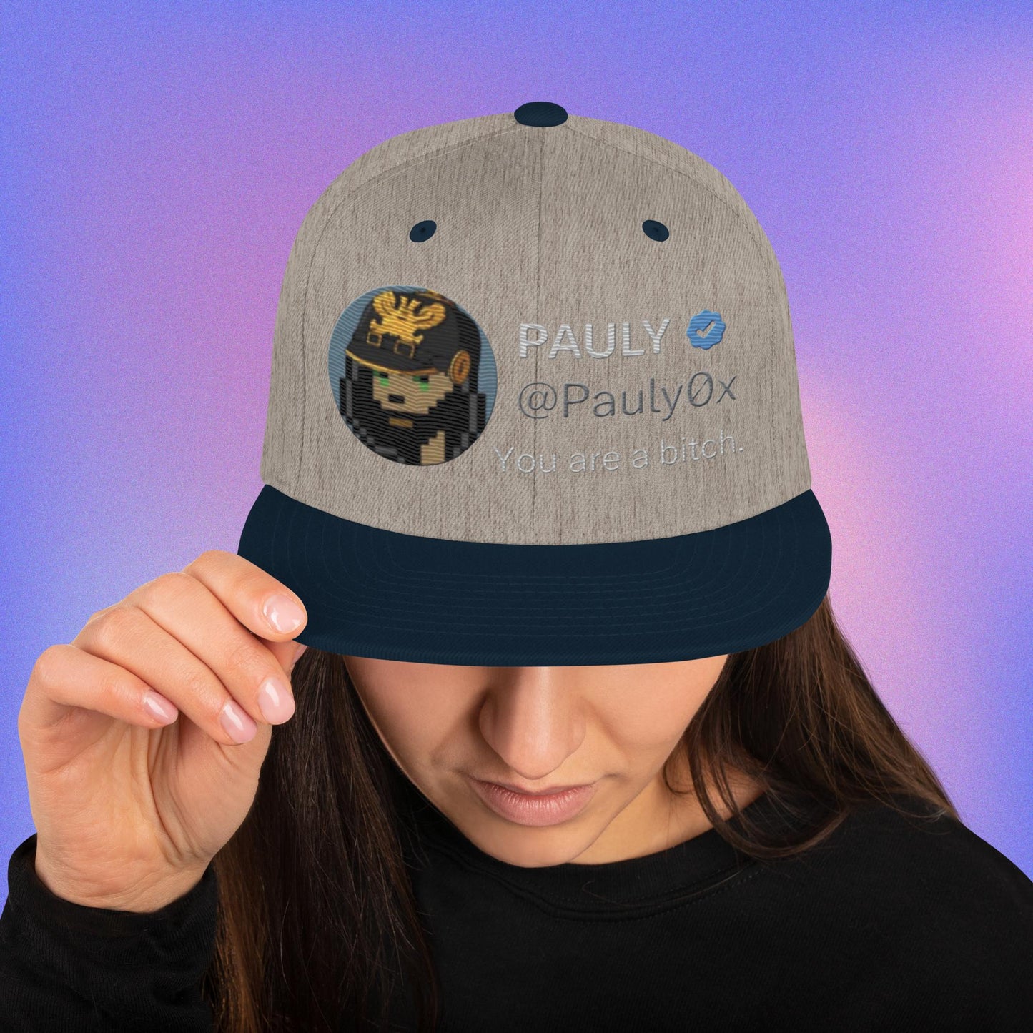 BU-D000 @PAULY0X YOU ARE A BITCH Classic Snapback