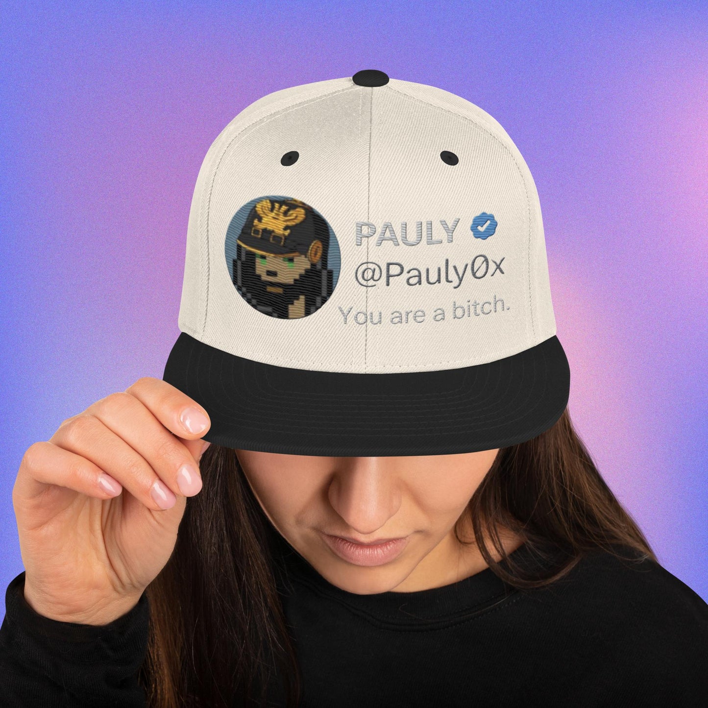 BU-D000 @PAULY0X YOU ARE A BITCH Classic Snapback