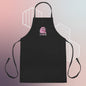 DV-D001#S-001 PINK PEPE $PORK Embroidered Apron