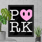 DK-D000#S-000 P<3RK Enhanced Matte Paper Framed Poster (in)