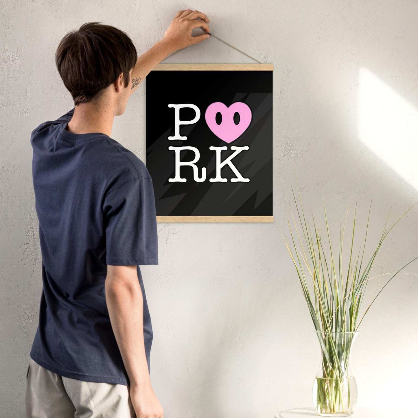 DH-D000#S-000 P<3RK Enhanced Matte Paper Poster With Hanger (in)