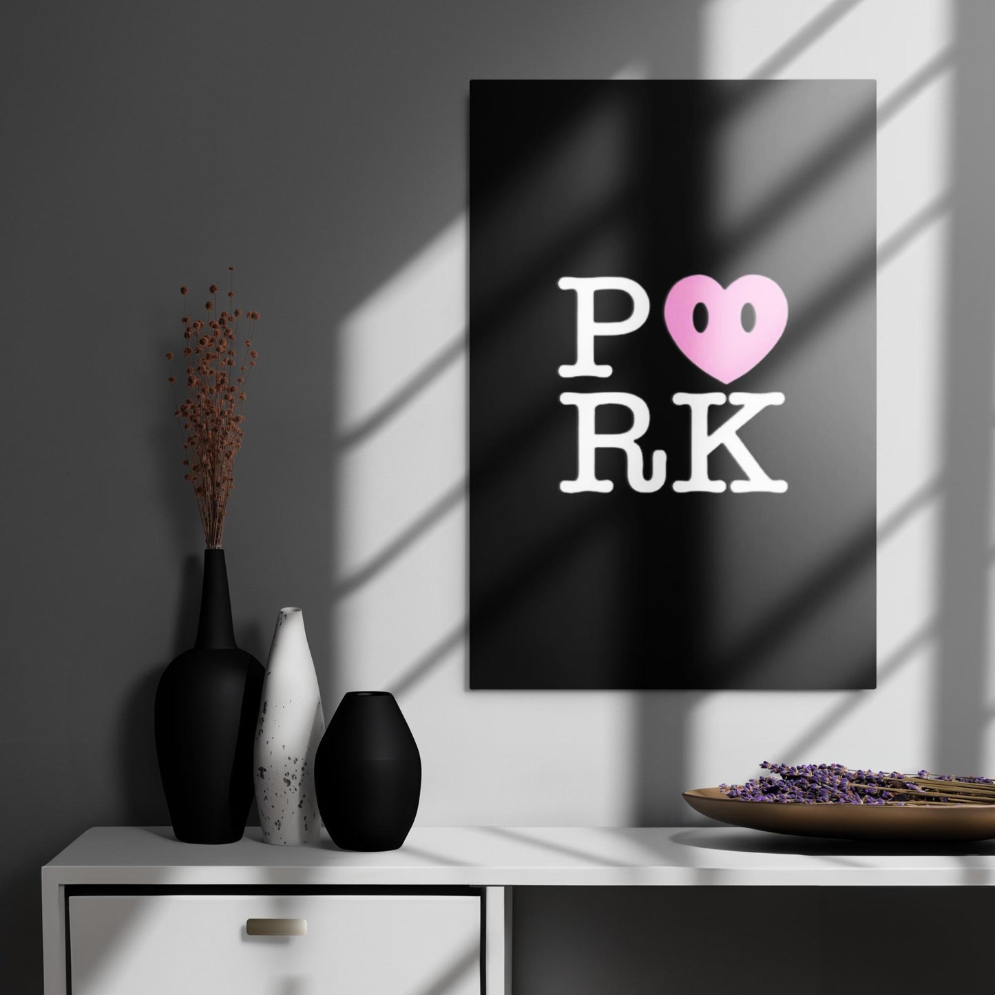 DL-D000#S-000 P<3RK Glossy Metal Print (in)