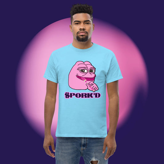 AB-D001#S-004 PINK-PEPE-$PORK Men's Classic Tee