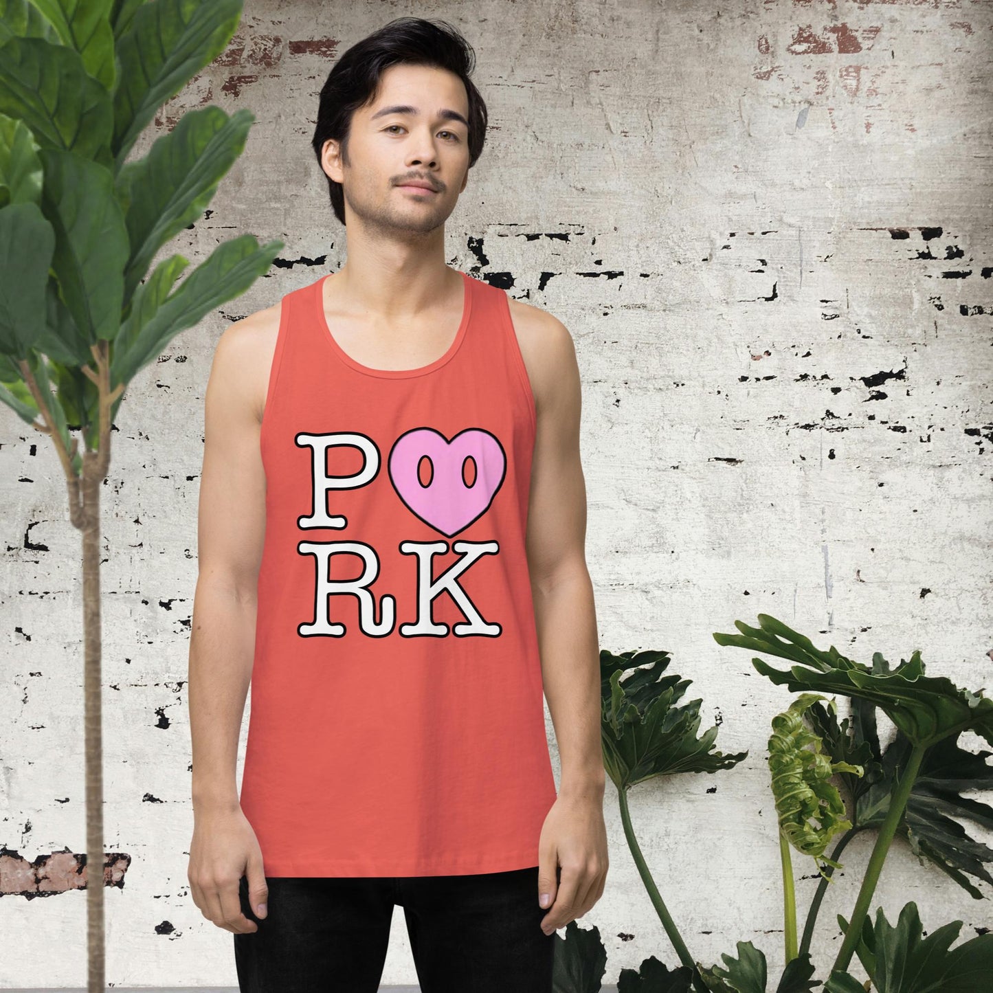 AM-D000#S-000 P<3RK Men's Premium Tank Top