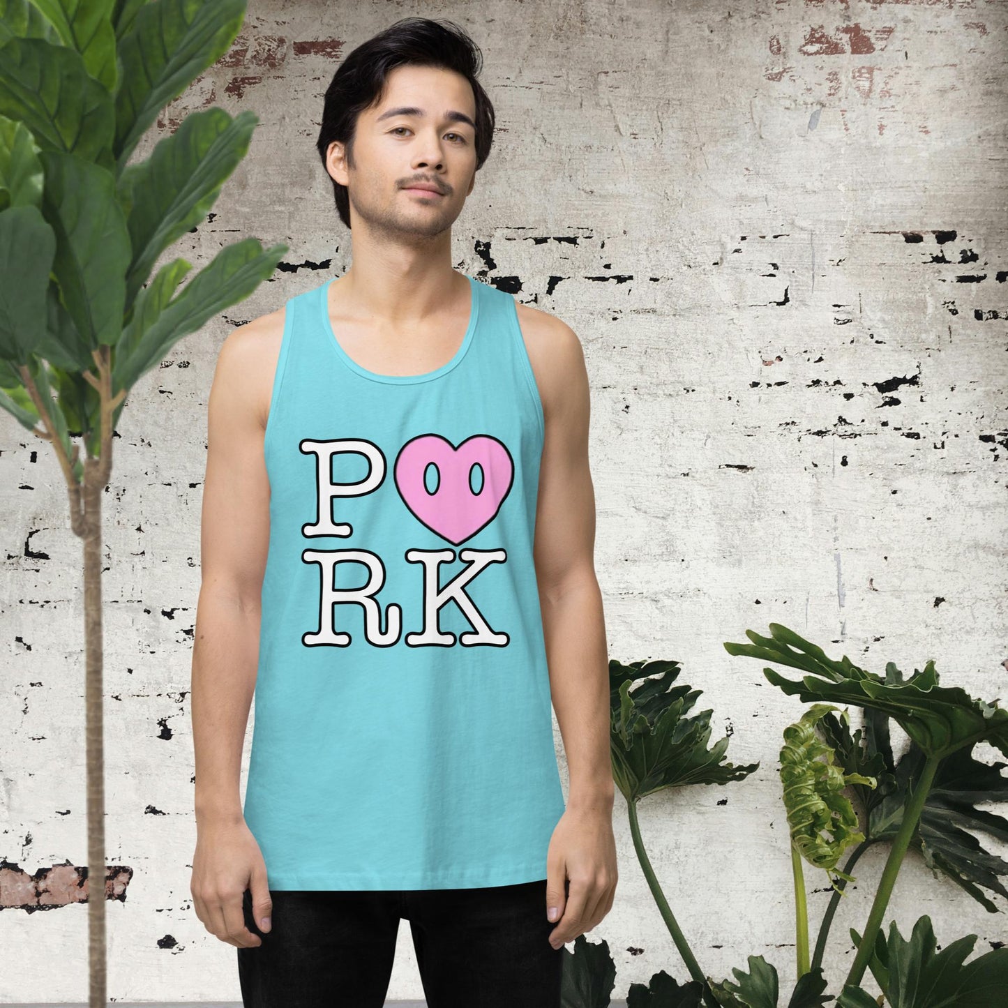 AM-D000#S-000 P<3RK Men's Premium Tank Top