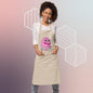 EA-D001#S-001 PINK PEPE $PORK Organic Cotton Apron