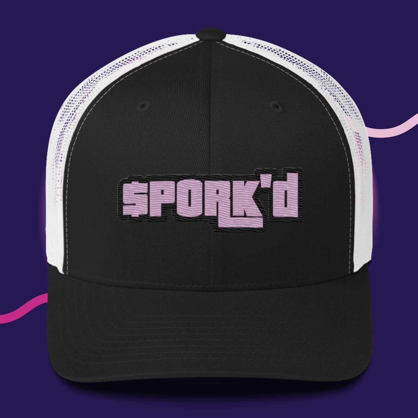 BY-D000#S-052 $PORK'D Snapback Trucker Cap