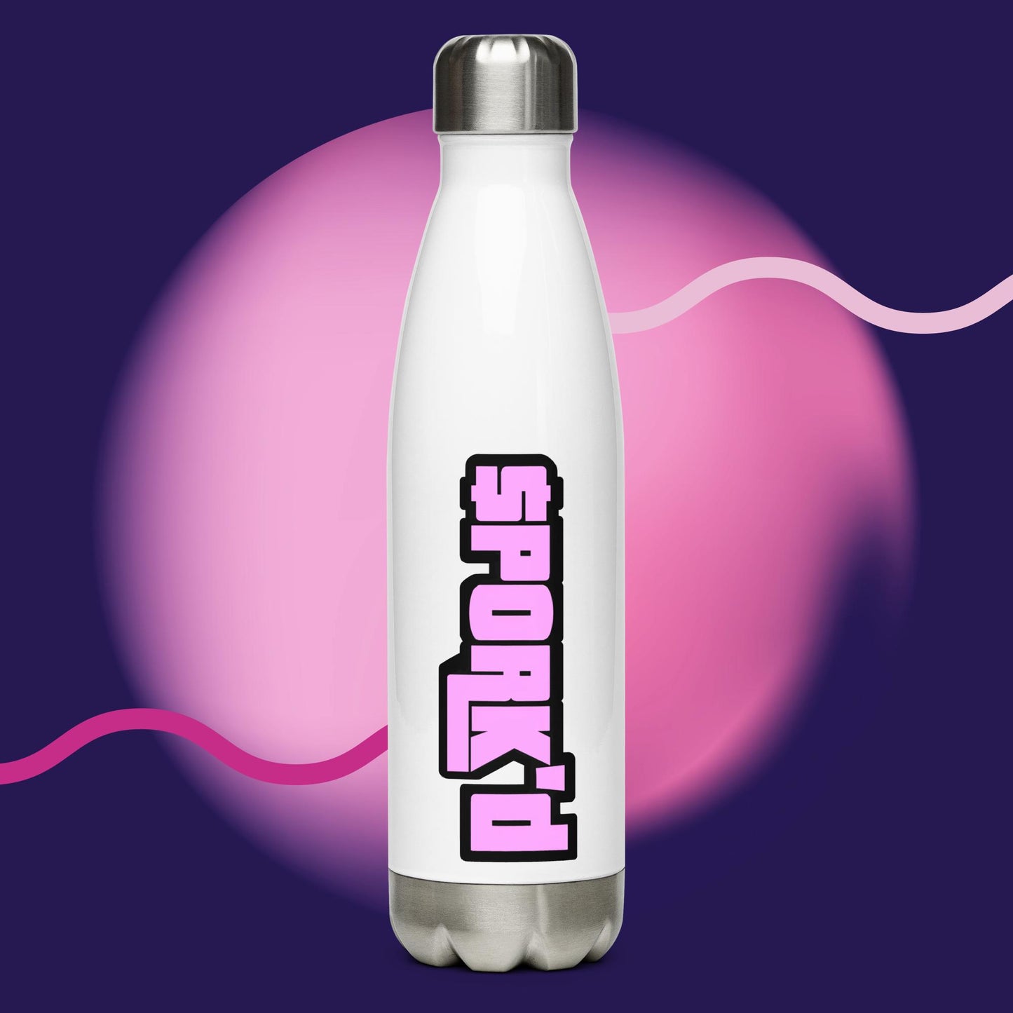 DA-D000#S-052 $PORK'D Stainless Steel Water Bottle