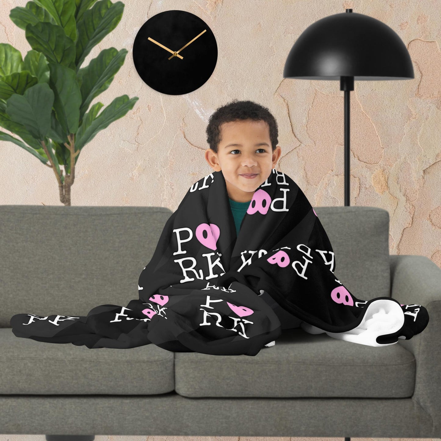 DO-D000#S-000 P<3RK Throw Blanket