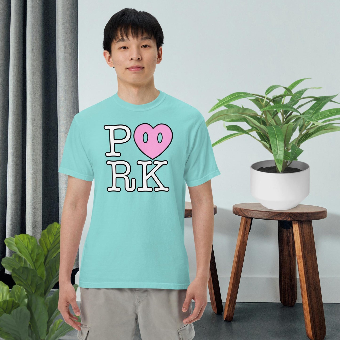 AF-D000#S-000 P<3RK Unisex Garment-Dyed Heavyweight T-Shirt