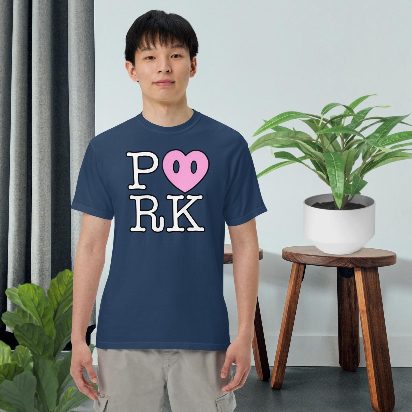 AF-D000#S-000 P<3RK Unisex Garment-Dyed Heavyweight T-Shirt