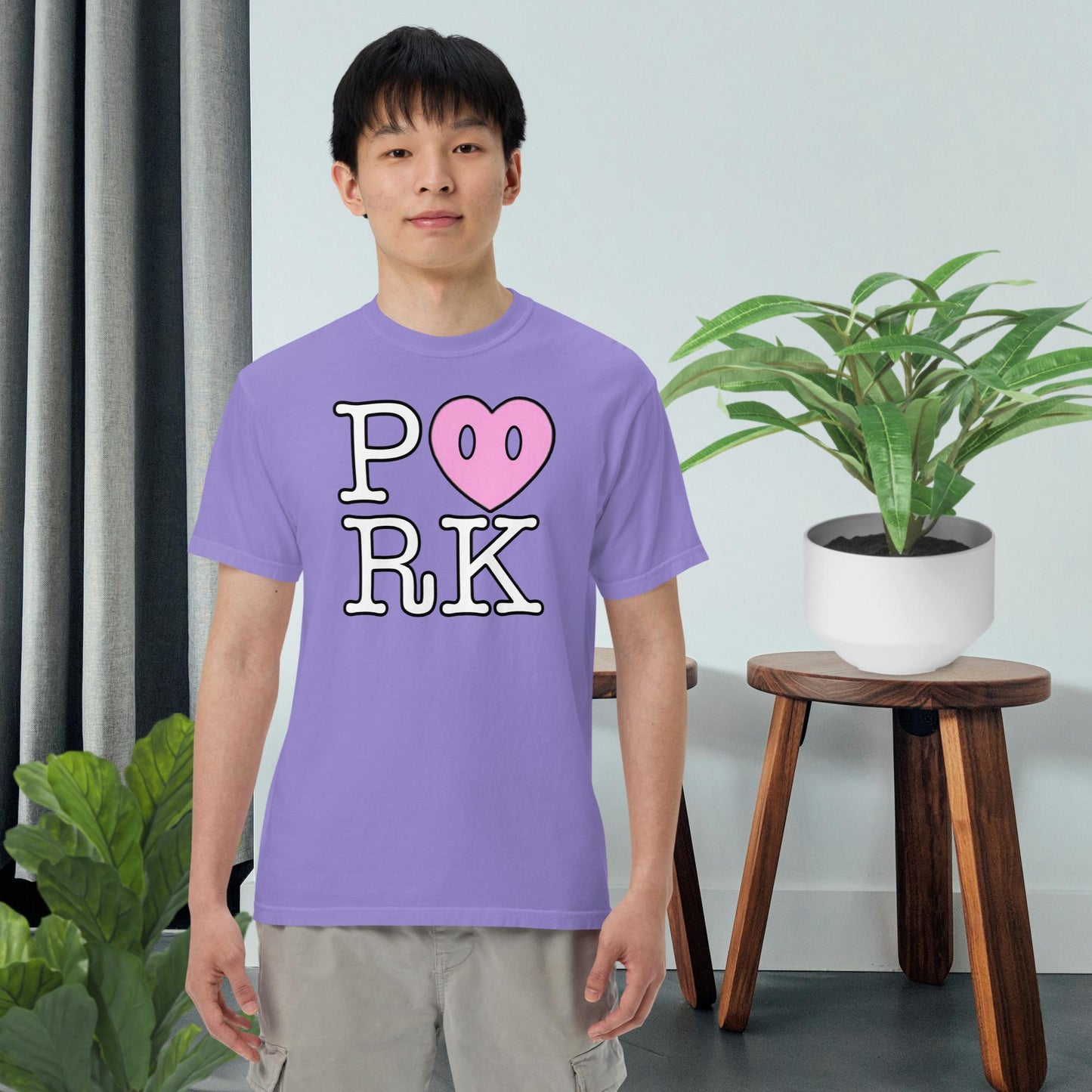 AF-D000#S-000 P<3RK Unisex Garment-Dyed Heavyweight T-Shirt