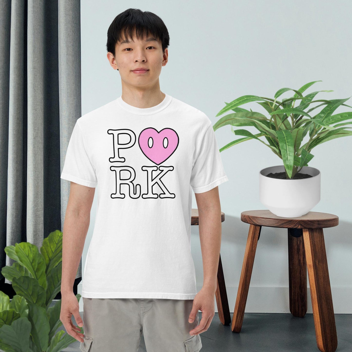 AF-D000#S-000 P<3RK Unisex Garment-Dyed Heavyweight T-Shirt