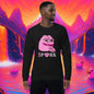 AX-D001#S-001 PINK PEPE $PORK Unisex Organic Raglan Sweatshirt