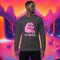 AX-D001#S-001 PINK PEPE $PORK Unisex Organic Raglan Sweatshirt