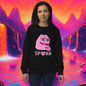 AV-D001#S-001 PINK PEPE $PORK Unisex Organic Sweatshirt