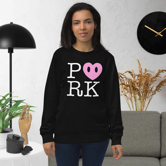 AV-D000#S-000 P<3RK Unisex Organic Sweatshirt