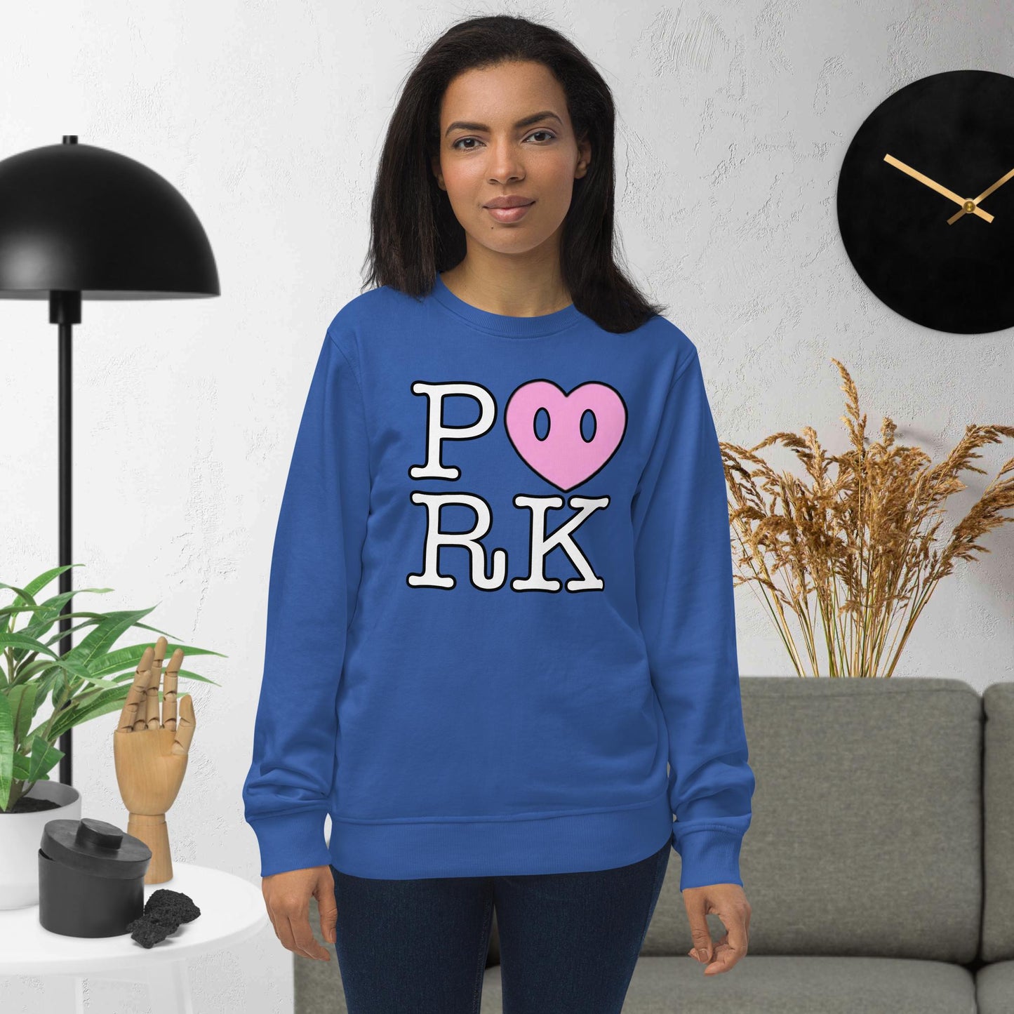 AV-D000#S-000 P<3RK Unisex Organic Sweatshirt