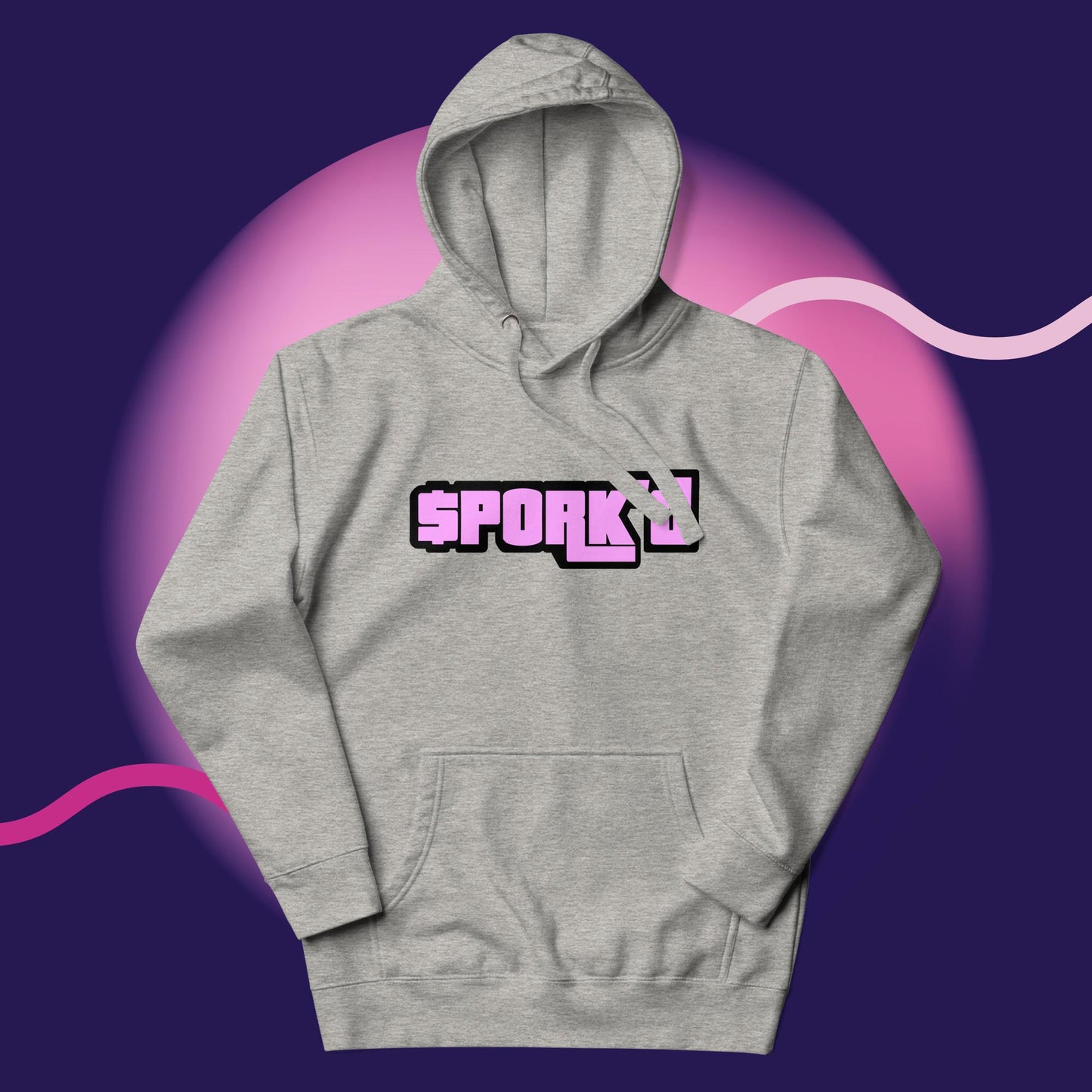 BA-D000#S-052 $PORK'D Unisex Premium Hoodie