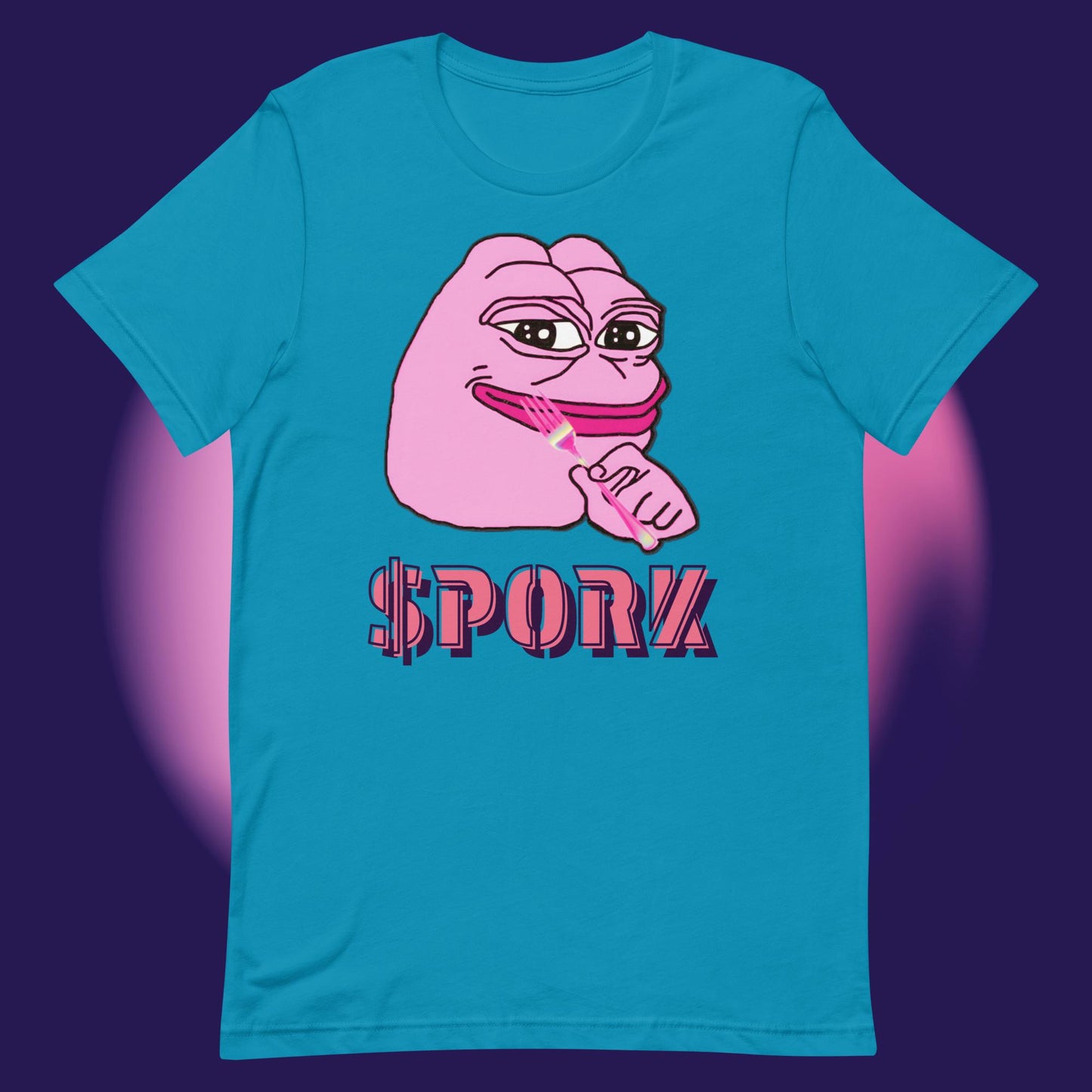 AA-D001#S-014 PINK-PEPE-$PORK Unisex Staple T-Shirt