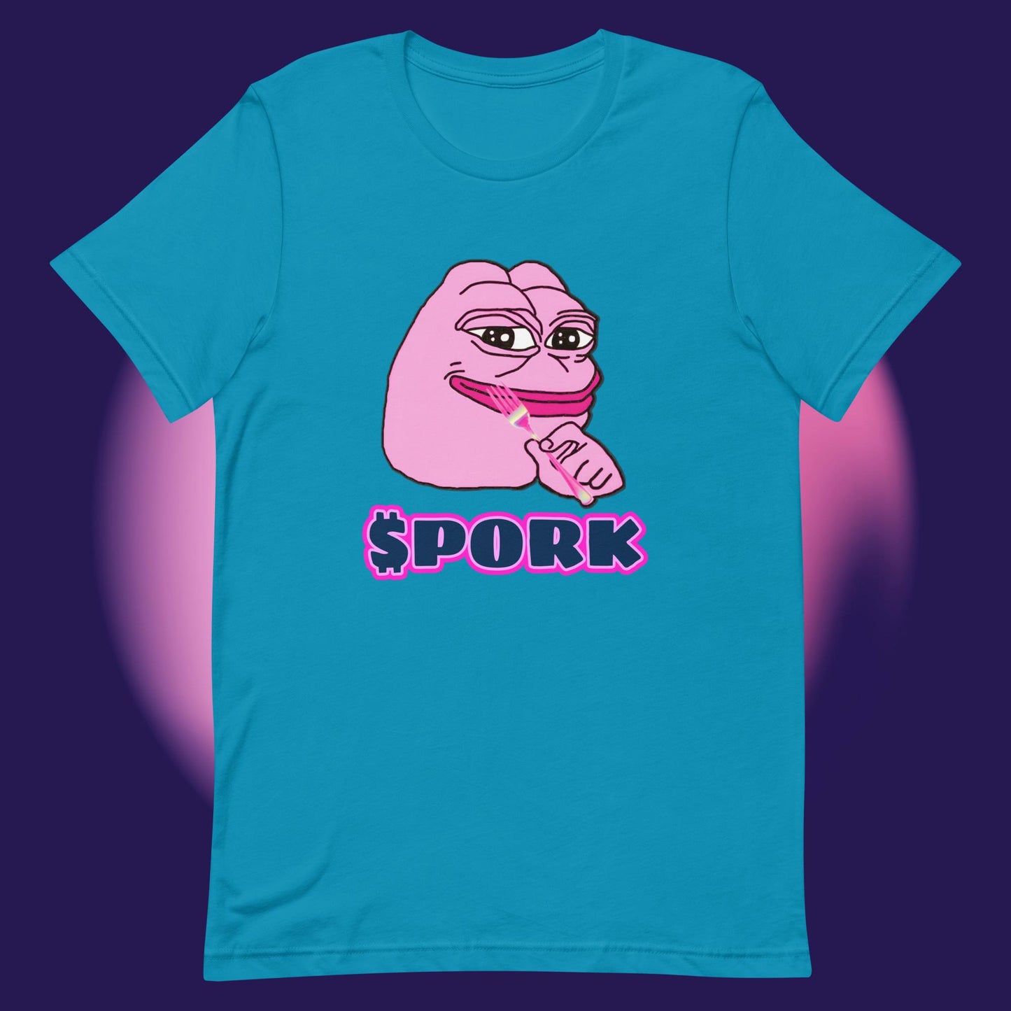 AA-D001#S-028 PINK-PEPE-$PORK Unisex Staple T-Shirt