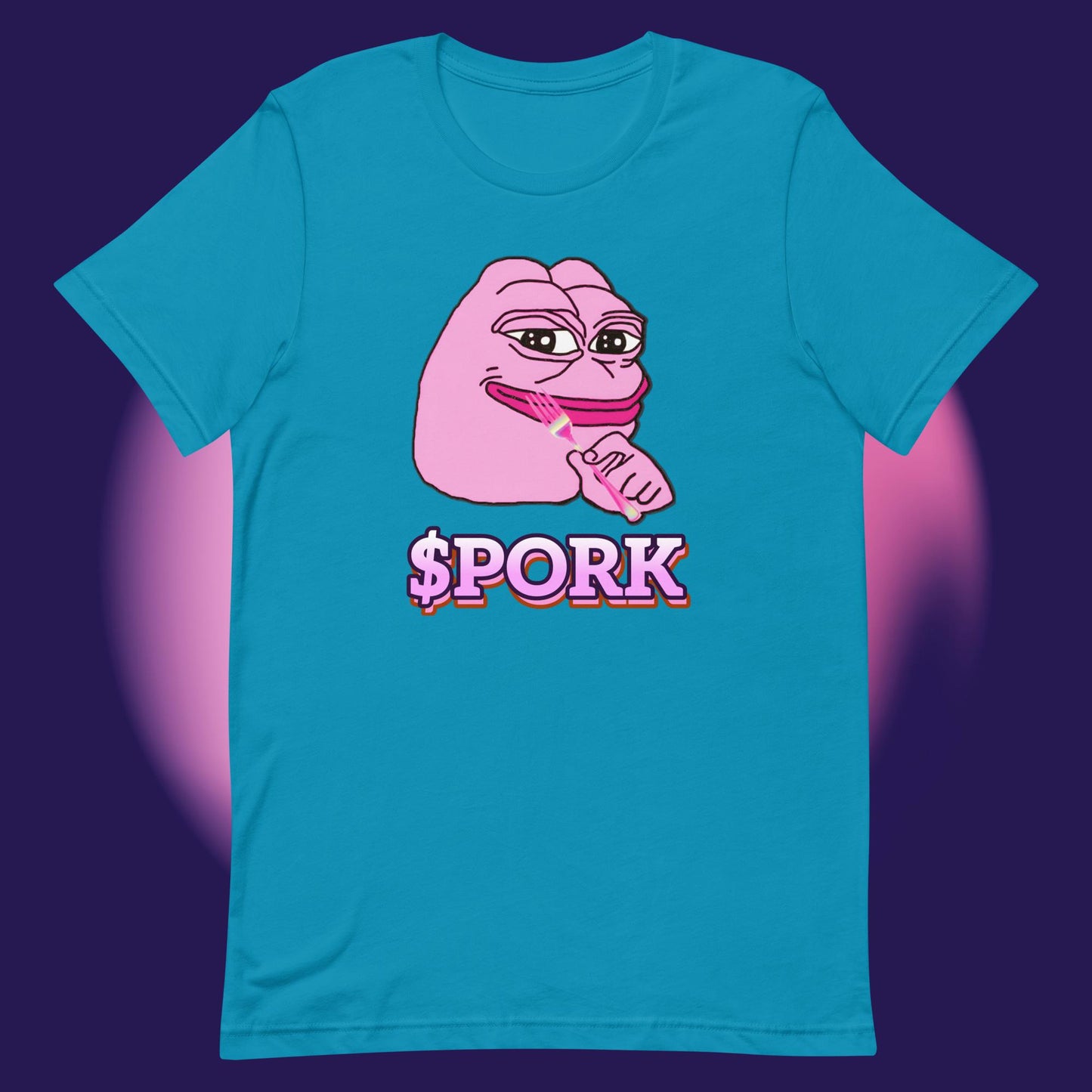 AA-D001#S-030 PINK-PEPE-$PORK Unisex Staple T-Shirt