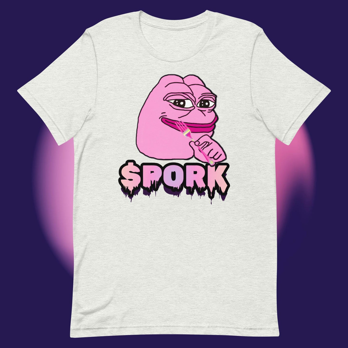 AA-D001#S-013 PINK-PEPE-$PORK Unisex Staple T-Shirt