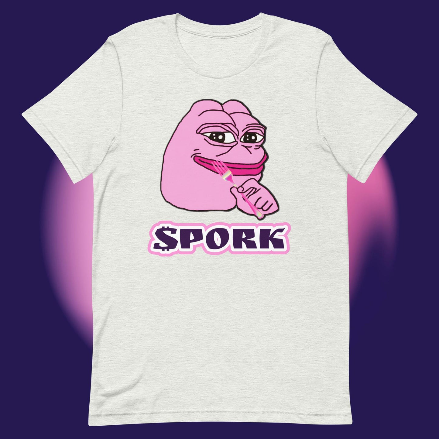 AA-D001#S-018 PINK-PEPE-$PORK Unisex Staple T-Shirt