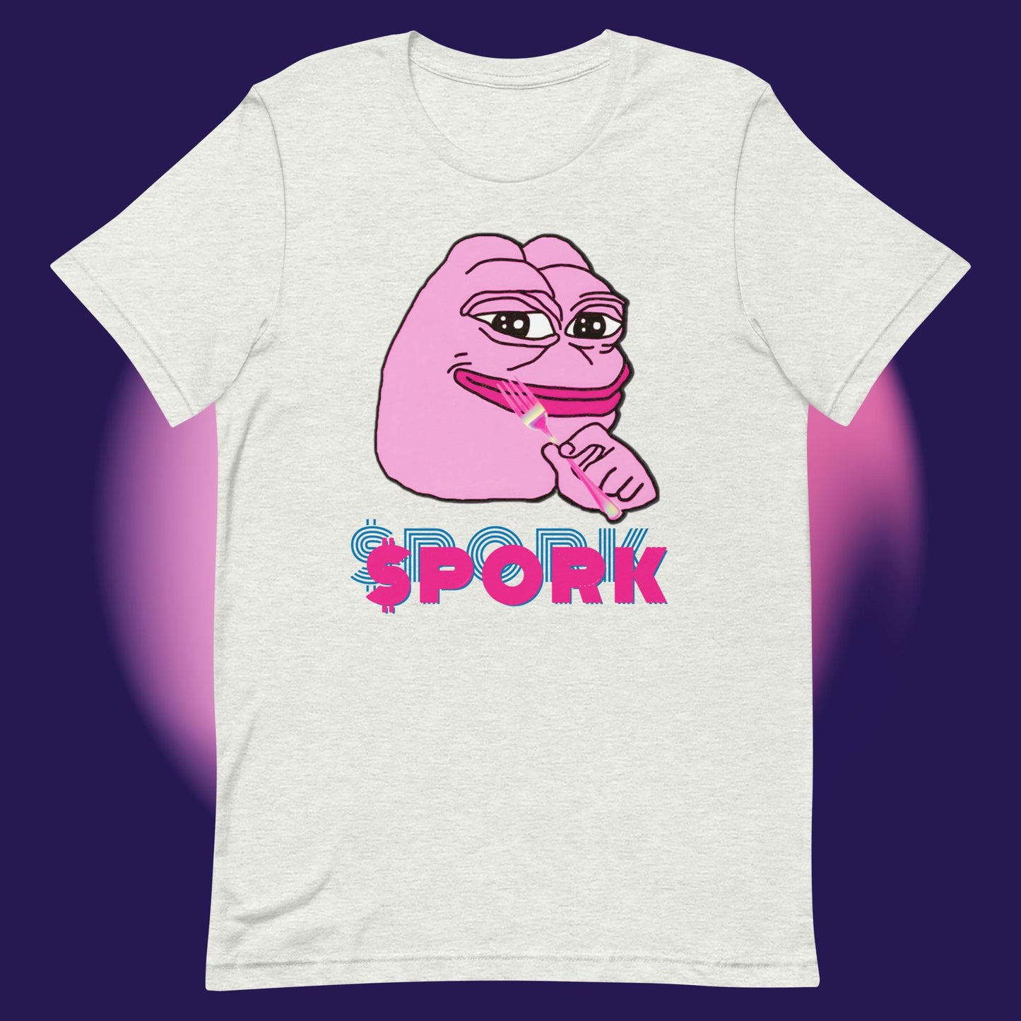 AA-D001#S-024 PINK-PEPE-$PORK Unisex Staple T-Shirt