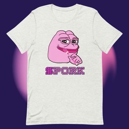 AA-D001#S-025 PINK-PEPE-$PORK Unisex Staple T-Shirt