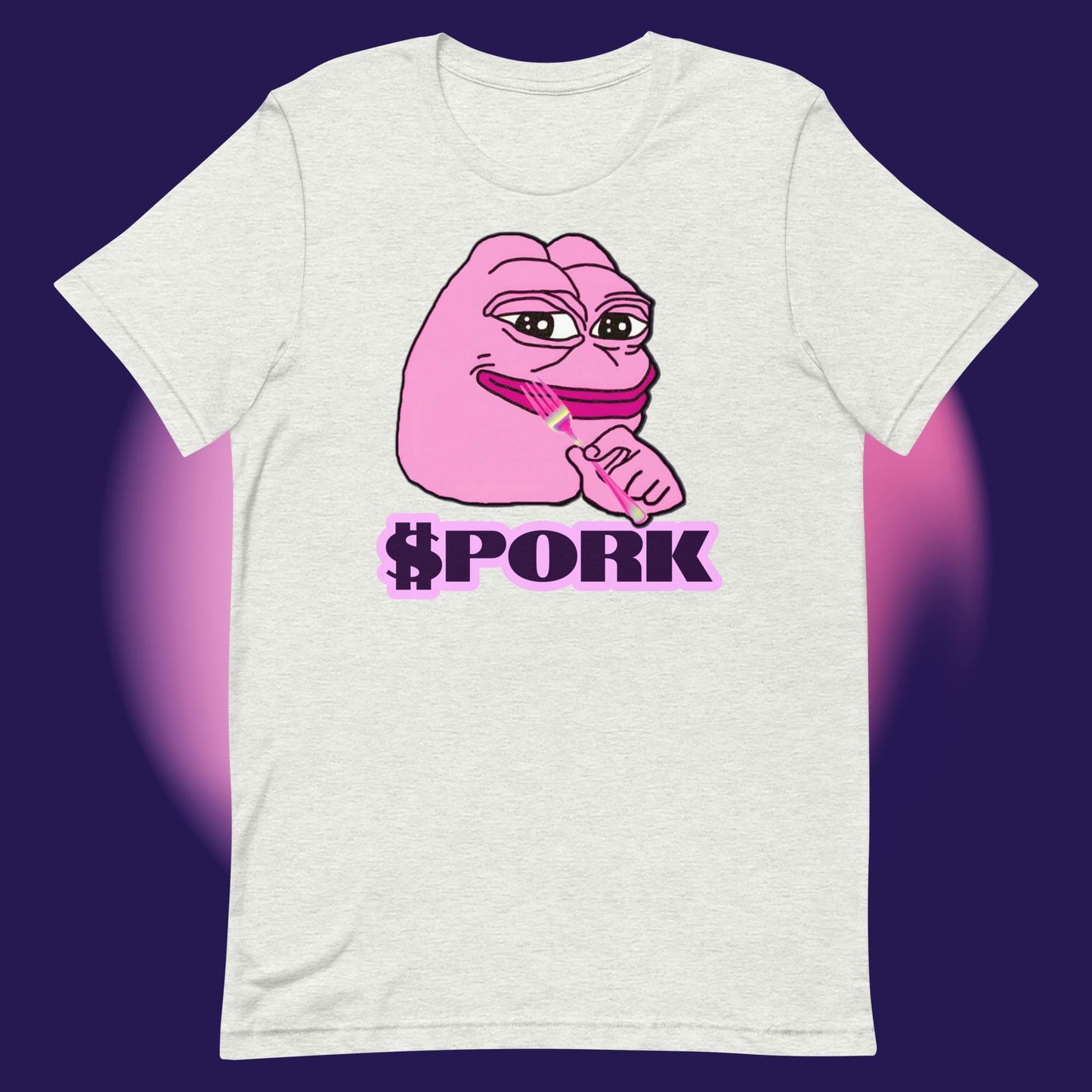 AA-D001#S-004 PINK-PEPE-$PORK Unisex Staple T-Shirt