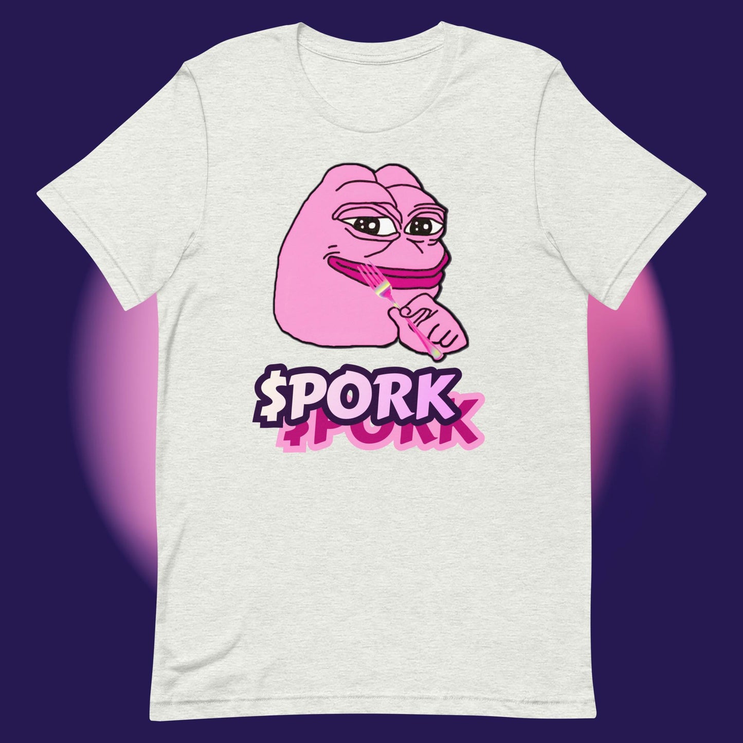 AA-D001#S-005 PINK-PEPE-$PORK Unisex Staple T-Shirt