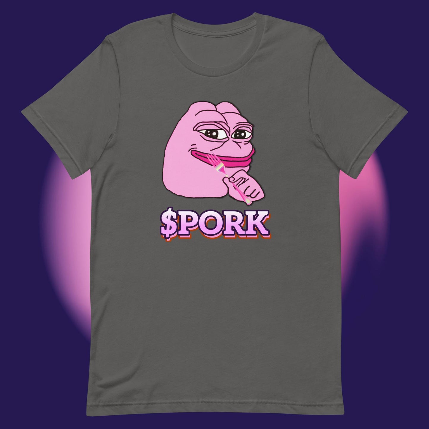 AA-D001#S-030 PINK-PEPE-$PORK Unisex Staple T-Shirt