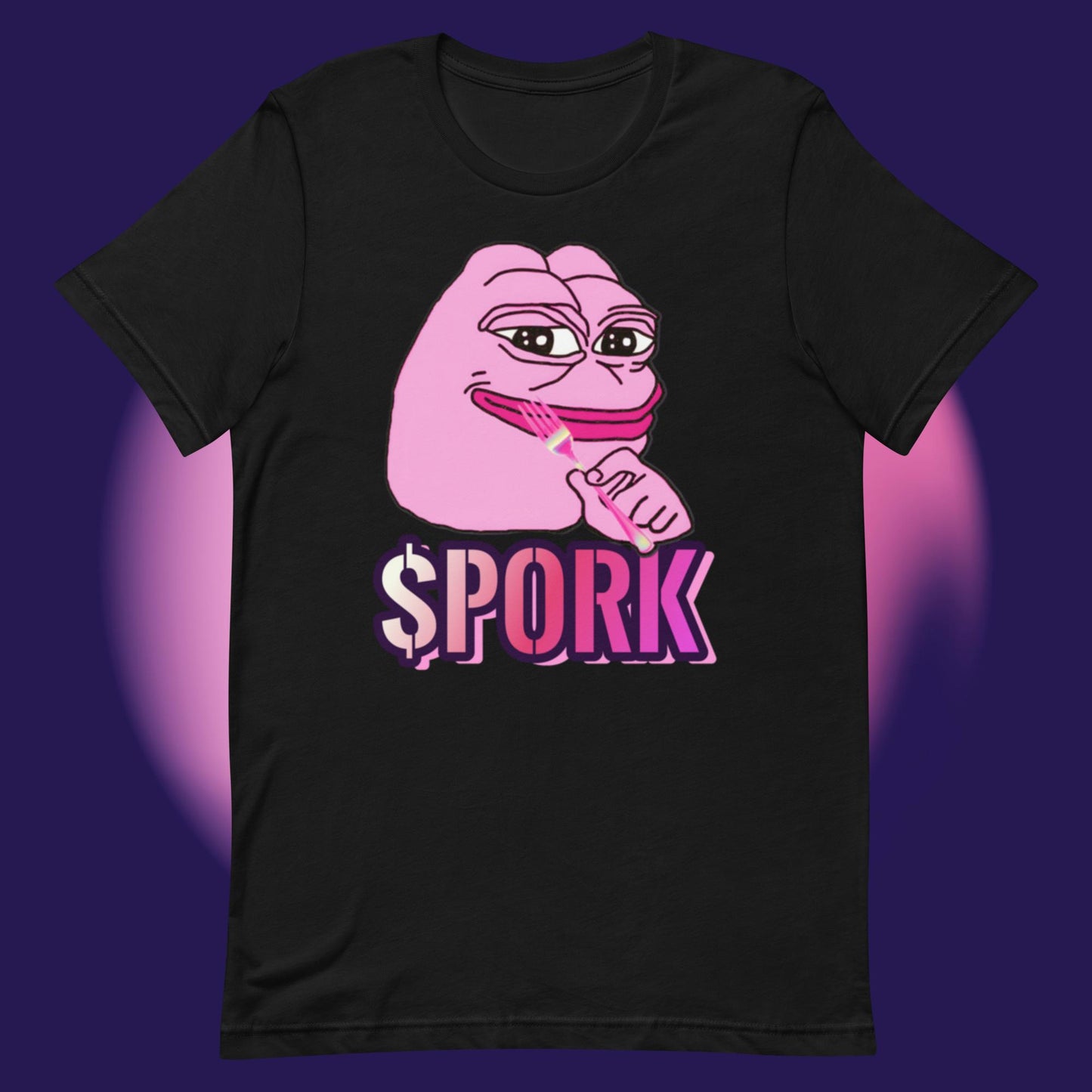 AA-D001#S-006 PINK-PEPE-$PORK Unisex Staple T-Shirt