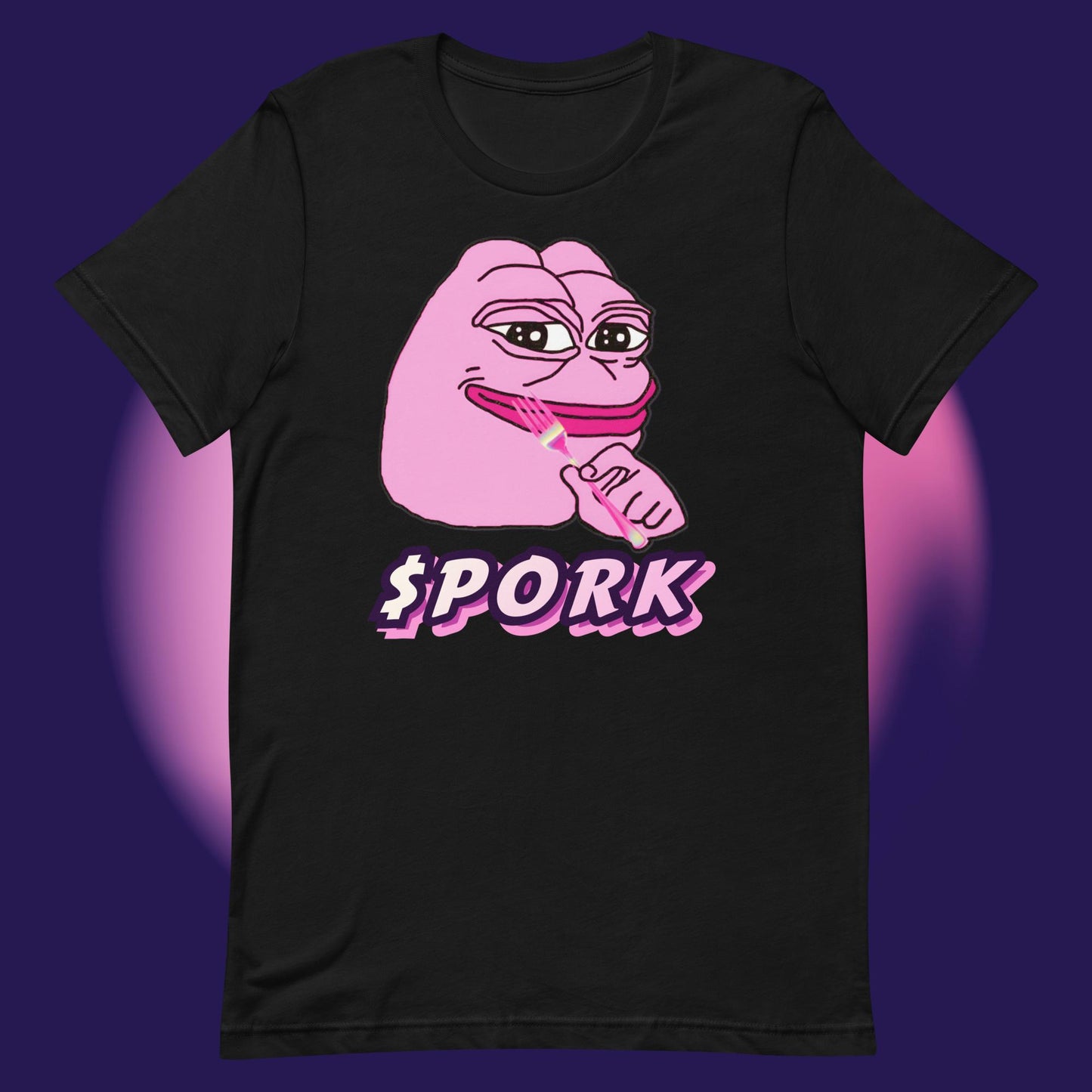 AA-D001#S-007 PINK-PEPE-$PORK Unisex Staple T-Shirt