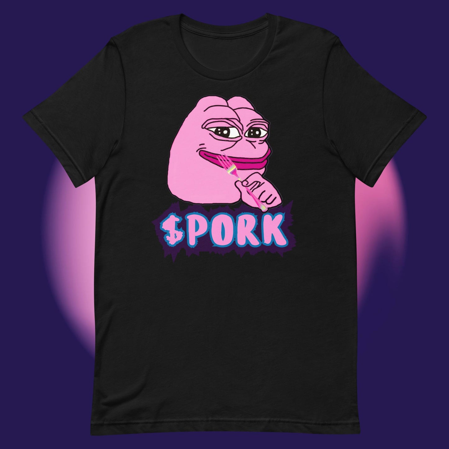 AA-D001#S-009 PINK-PEPE-$PORK Unisex Staple T-Shirt