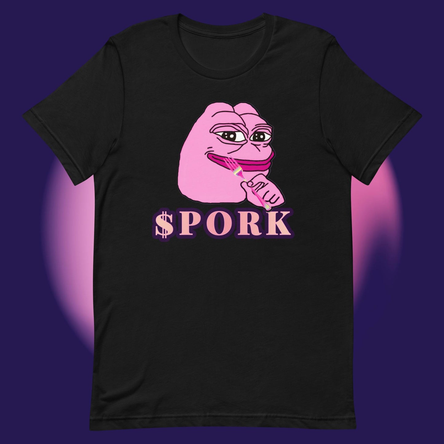 AA-D001#S-012 PINK-PEPE-$PORK Unisex Staple T-Shirt