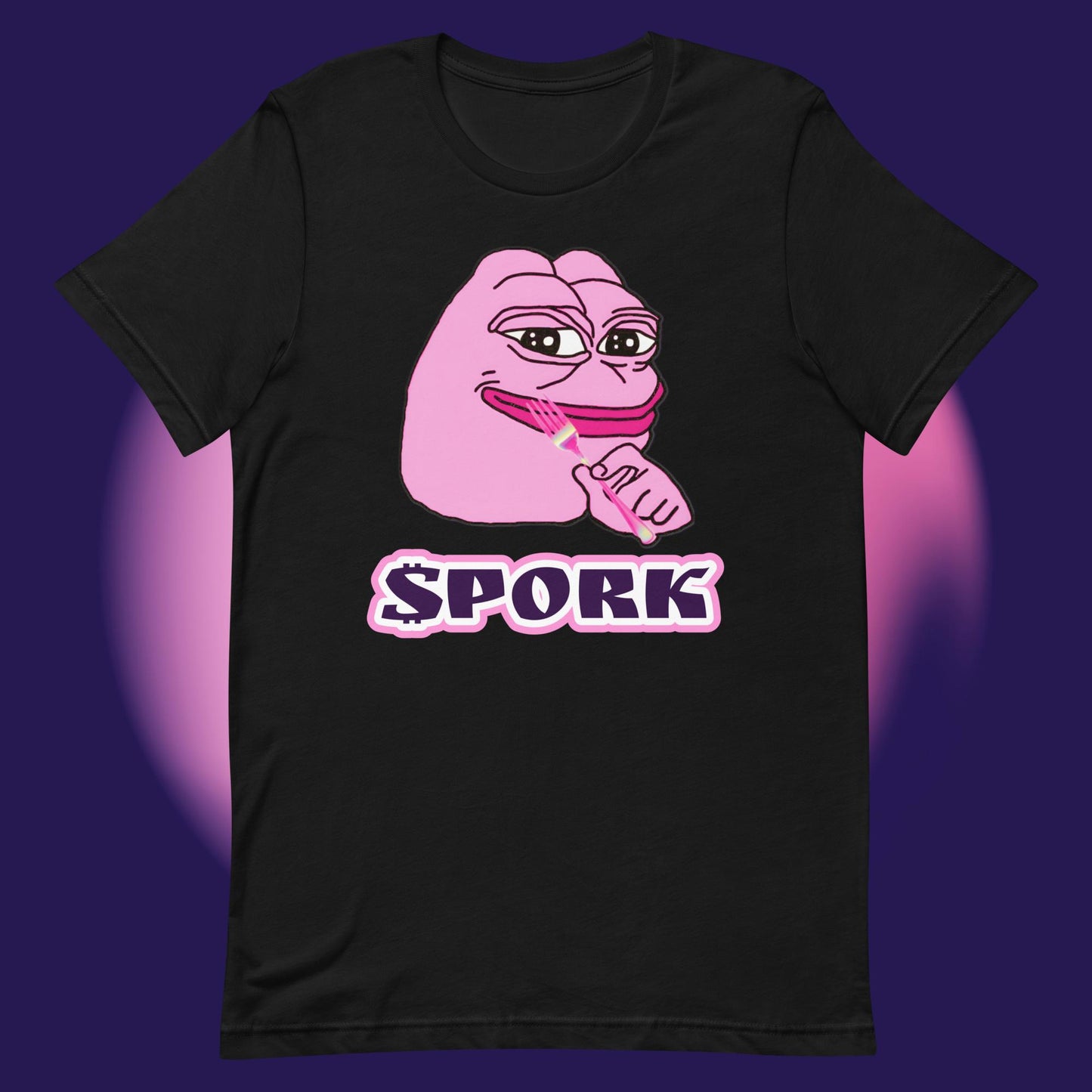 AA-D001#S-018 PINK-PEPE-$PORK Unisex Staple T-Shirt