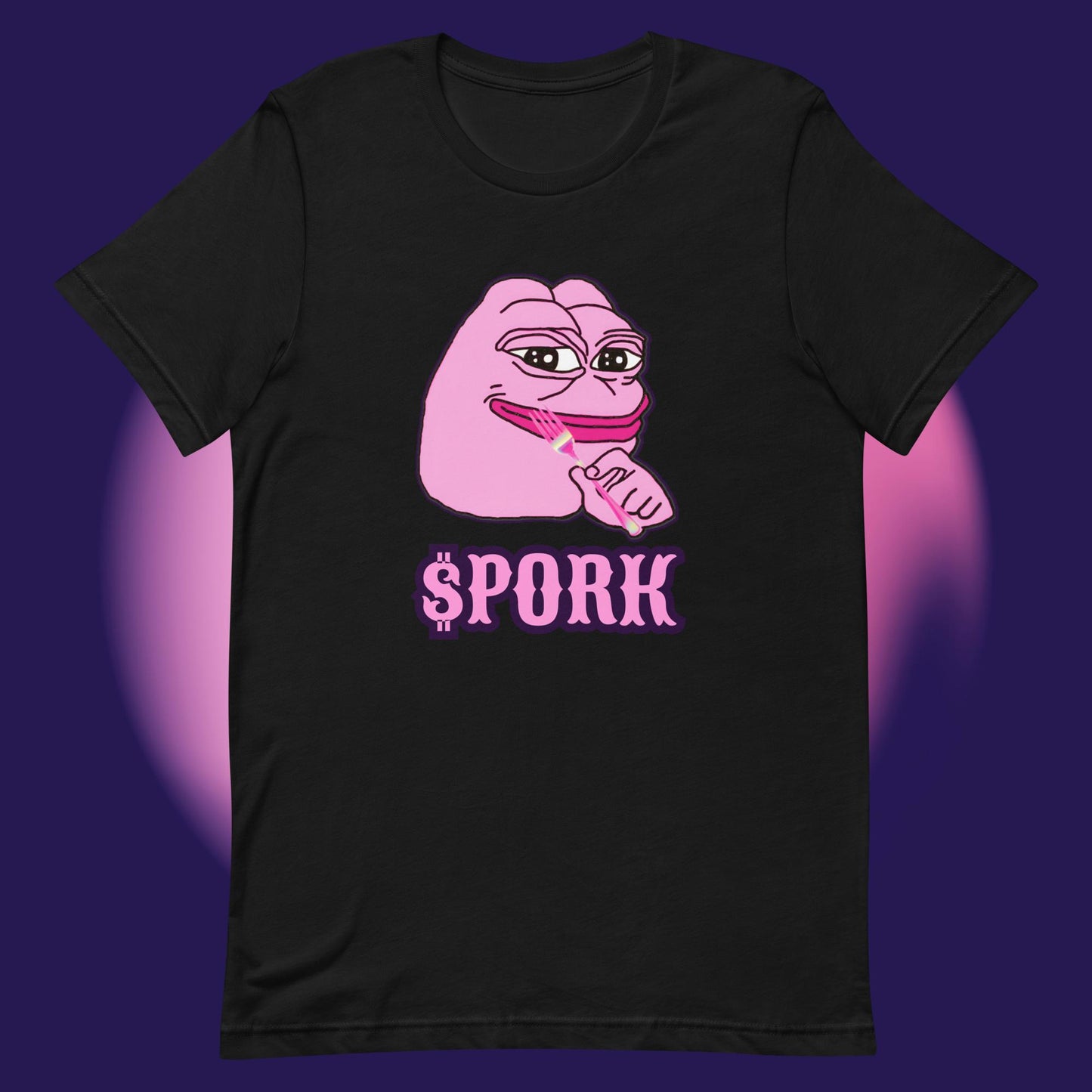 AA-D001#S-020 PINK-PEPE-$PORK Unisex Staple T-Shirt