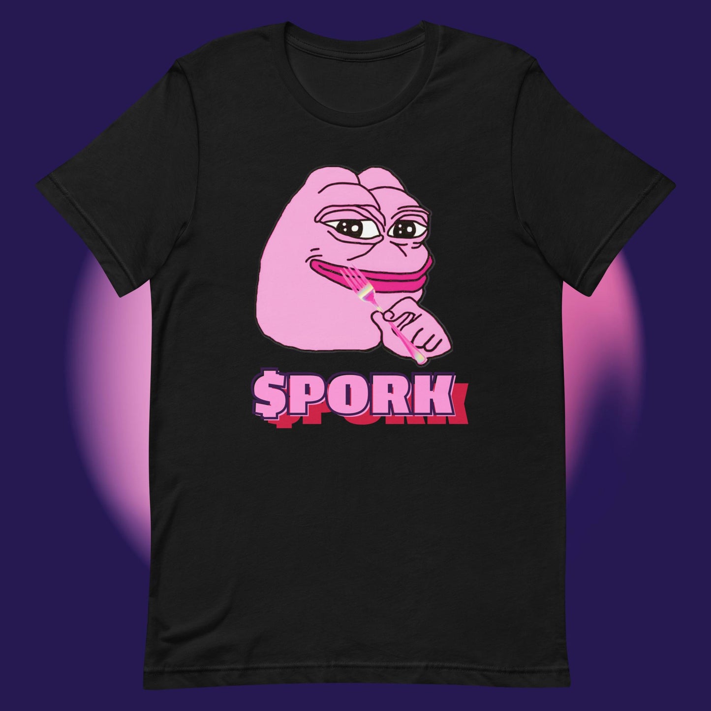 AA-D001#S-027 PINK-PEPE-$PORK Unisex Staple T-Shirt