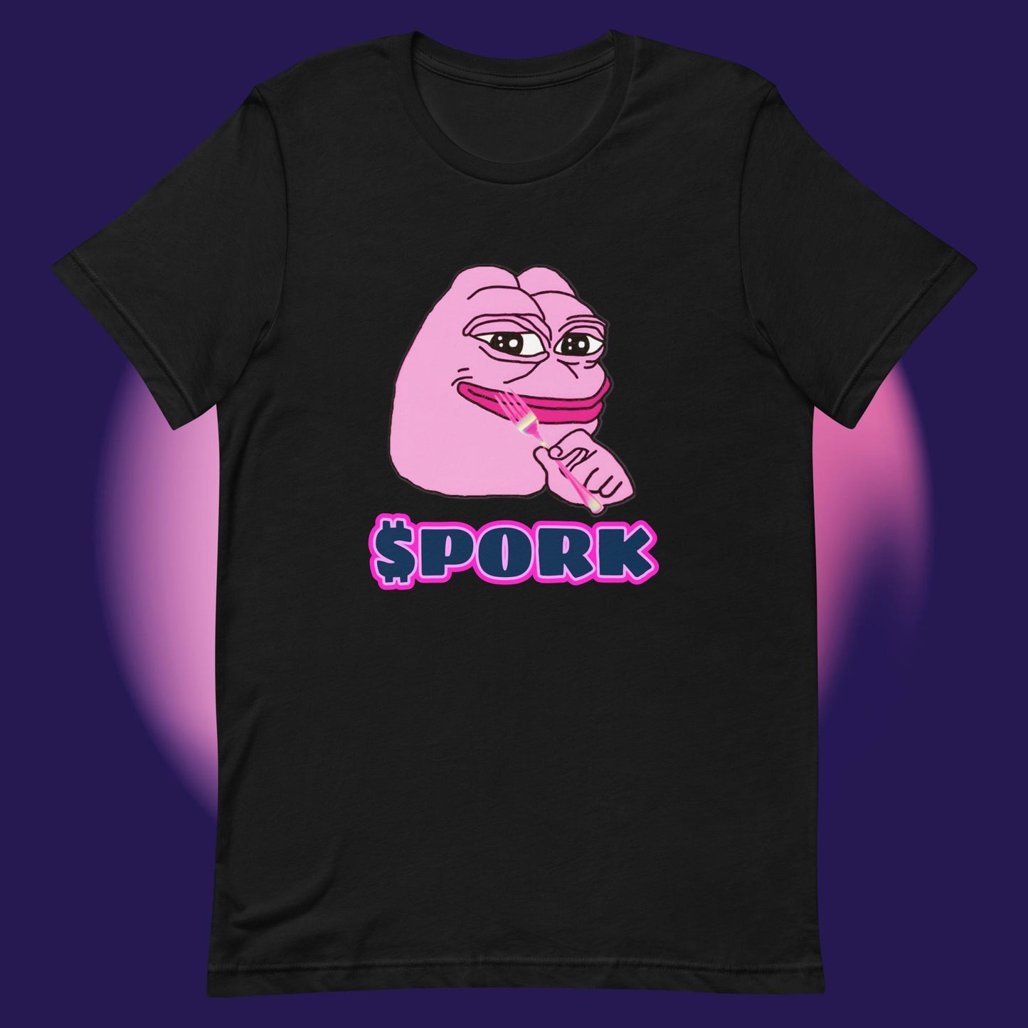 AA-D001#S-028 PINK-PEPE-$PORK Unisex Staple T-Shirt