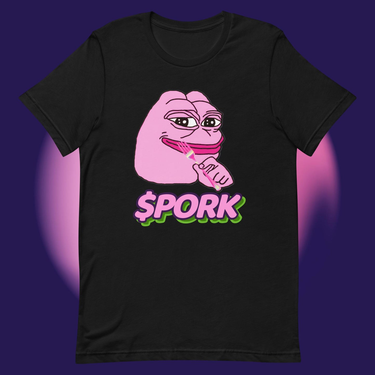 AA-D001#S-033 PINK-PEPE-$PORK Unisex Staple T-Shirt