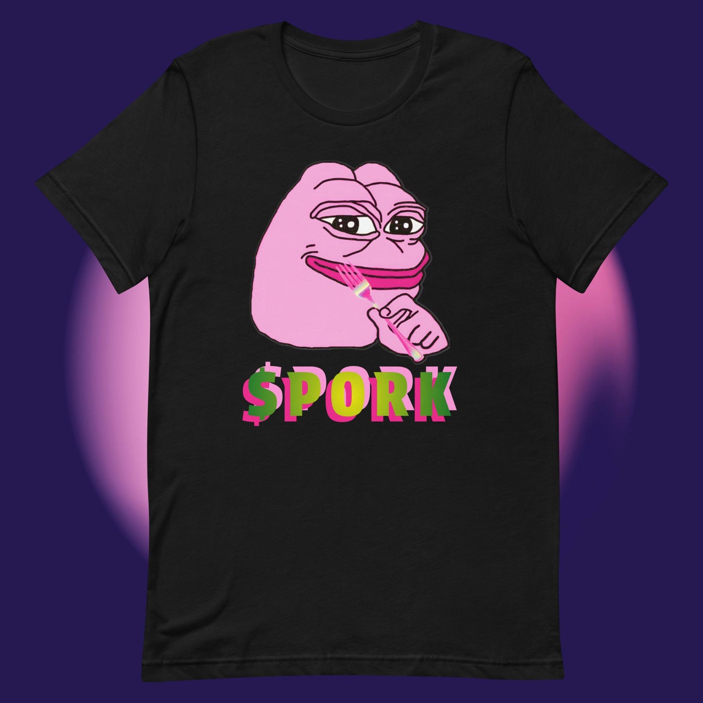 AA-D001#S-032 PINK-PEPE-$PORK Unisex Staple T-Shirt