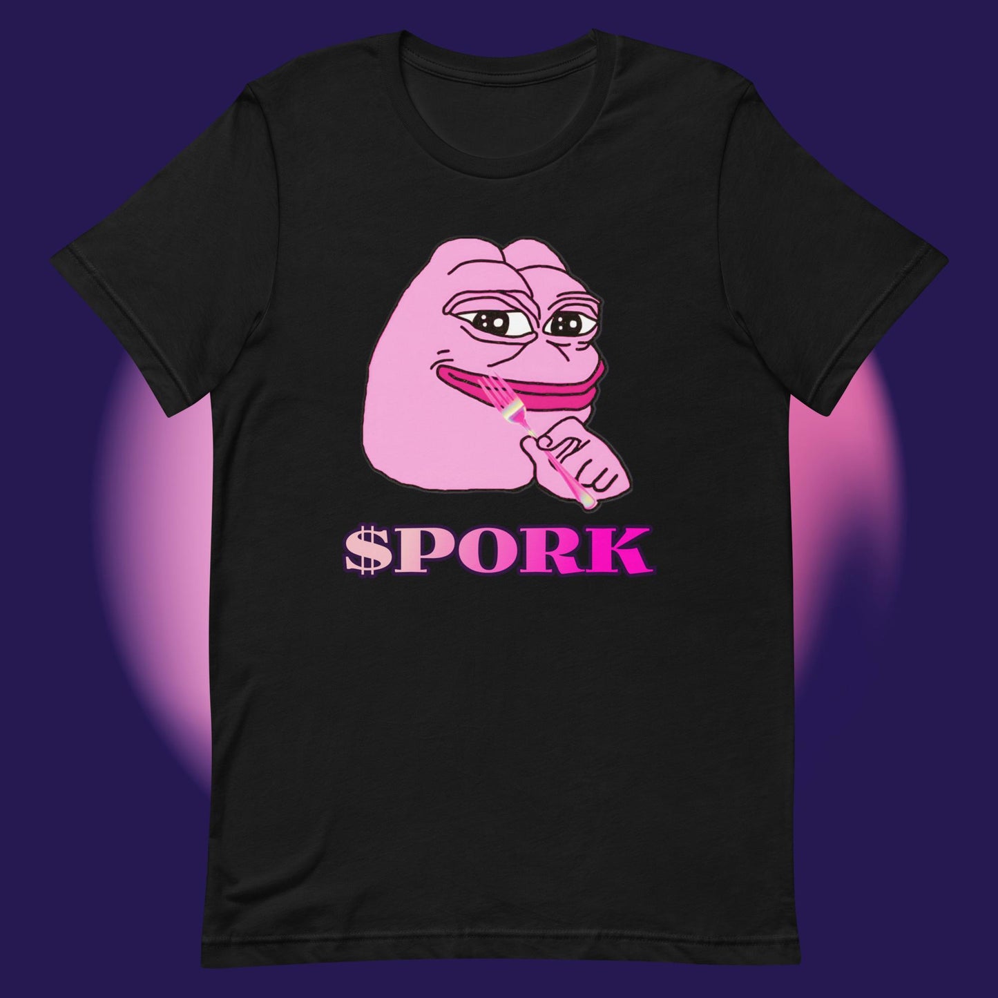 AA-D001#S-031 PINK-PEPE-$PORK Unisex Staple T-Shirt