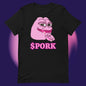 AA-D001#S-038 PINK-PEPE-$PORK Unisex Staple T-Shirt